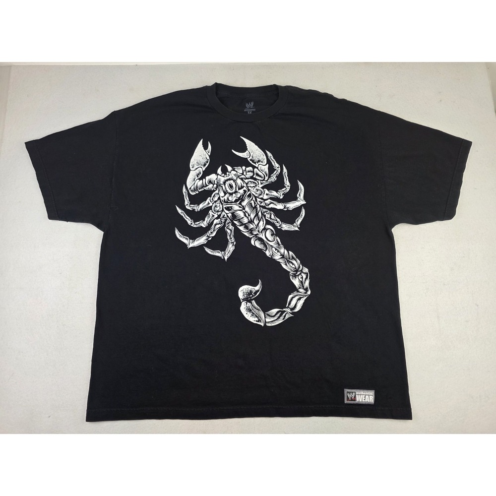 WWE Authentic Wear Sting Scorpion Graphic T-Shirt Black Mens 3XL Wrestling Tee